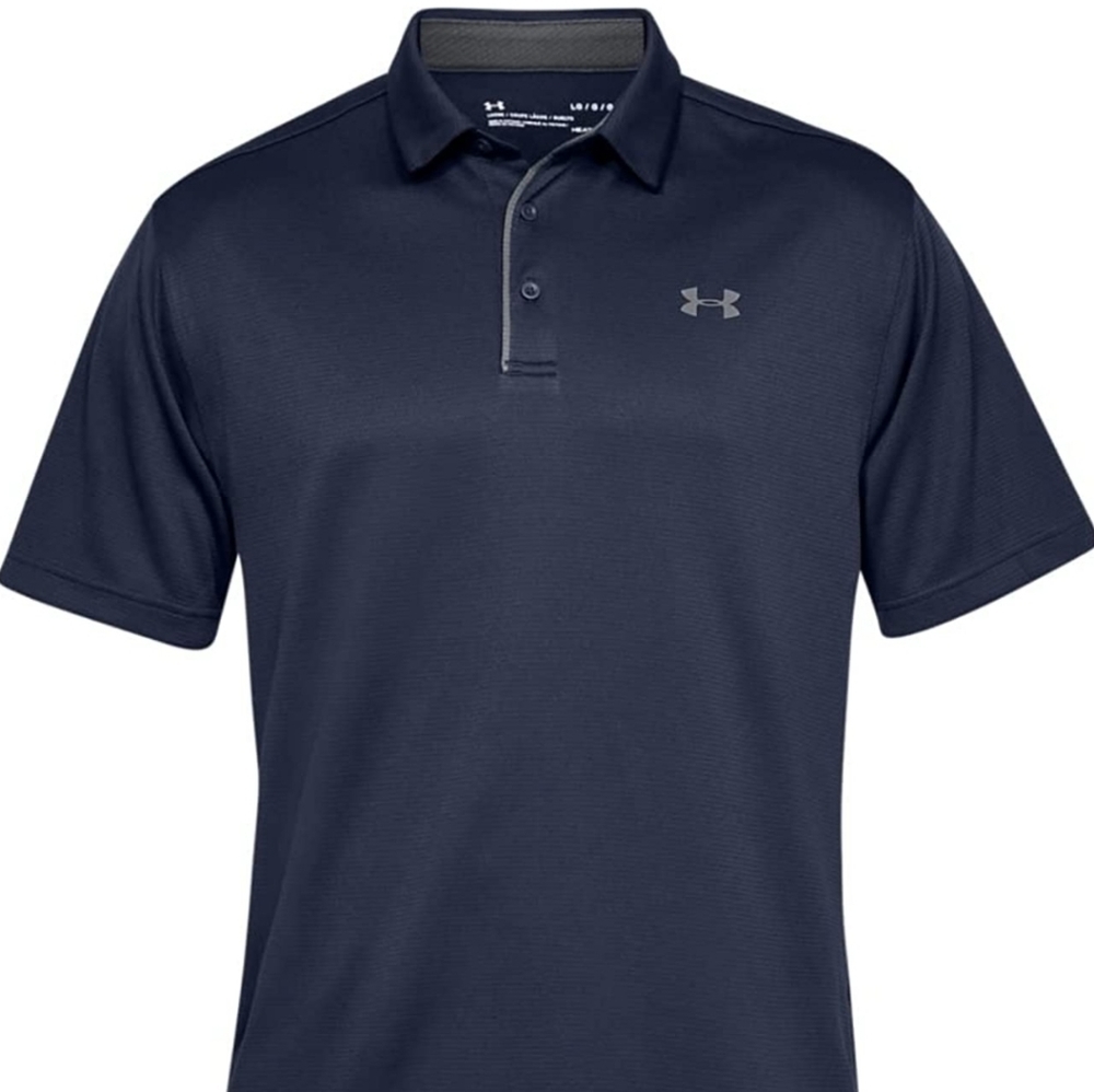 NEW Under Armour Mens Sweat Resistant Heat Gear Polo Golf Shirt Multiple Sizes